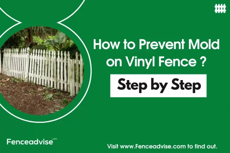 How to Prevent Mold on Vinyl Fence? (Step by Step)