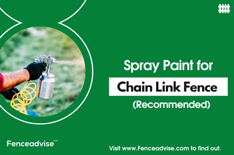Spray Paint for Chain Link Fence