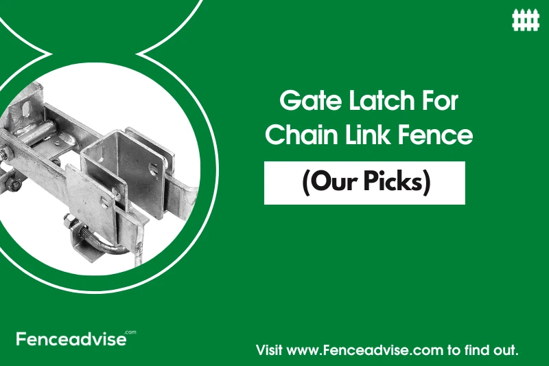 Gate Latch For Chain Link Fence