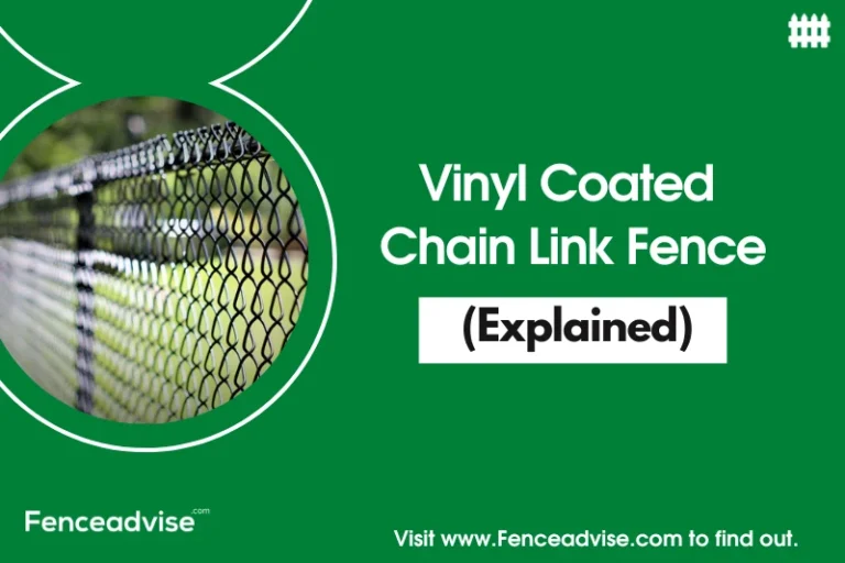 Vinyl Coated Chain Link Fence (Explained)(Black, Green)