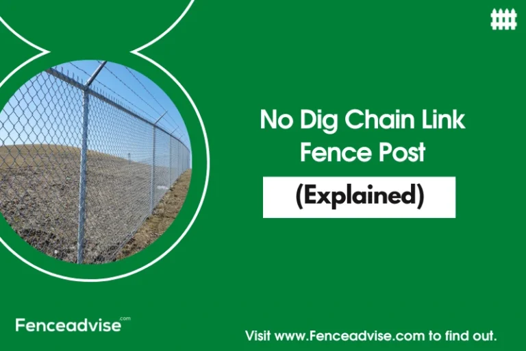 No Dig Chain Link Fence Post (Explained With Steps)