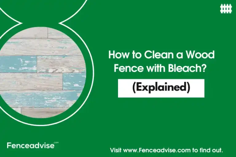 How to Clean a Wood Fence with Bleach? (Explained)