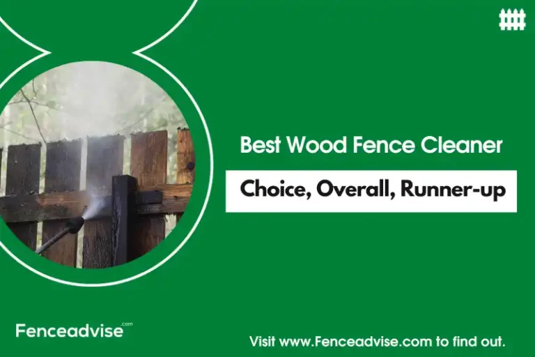 Best Wood Fence Cleaner (Choice, Overall, Runner-Up)